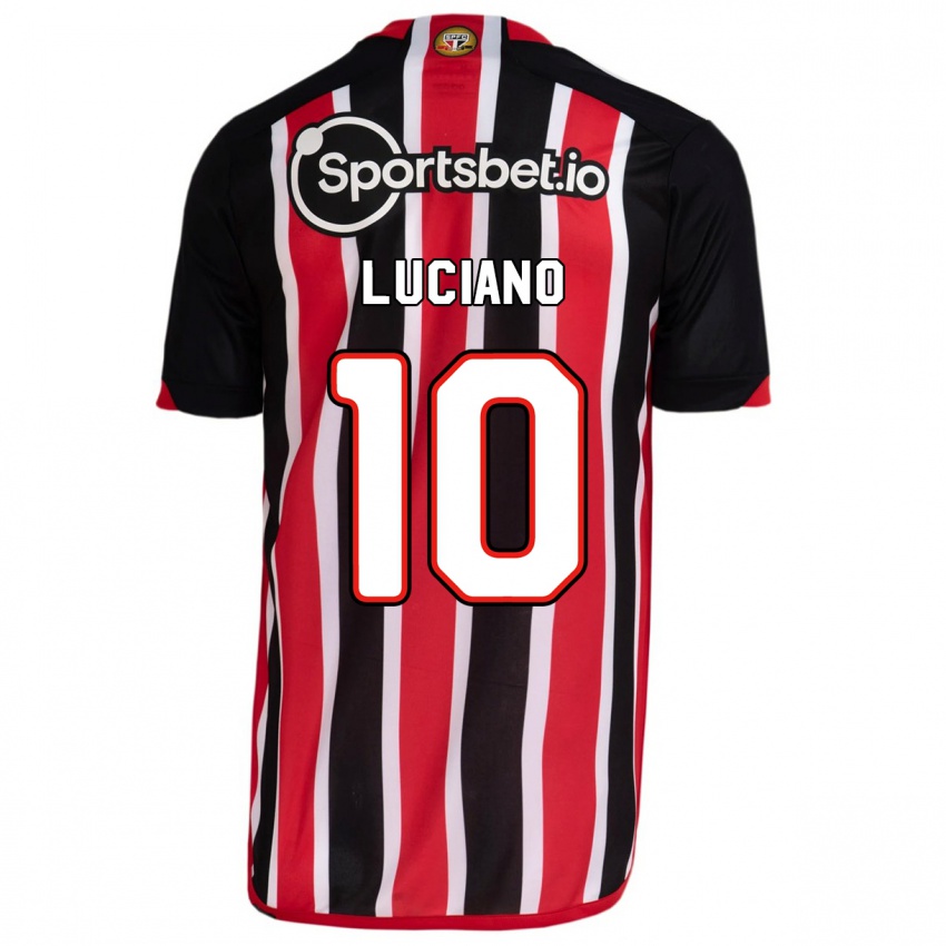 Barn Luciano #10 Blå Rød Bortetrøye Drakt Trøye 2023/24 Skjorter T-Skjorte