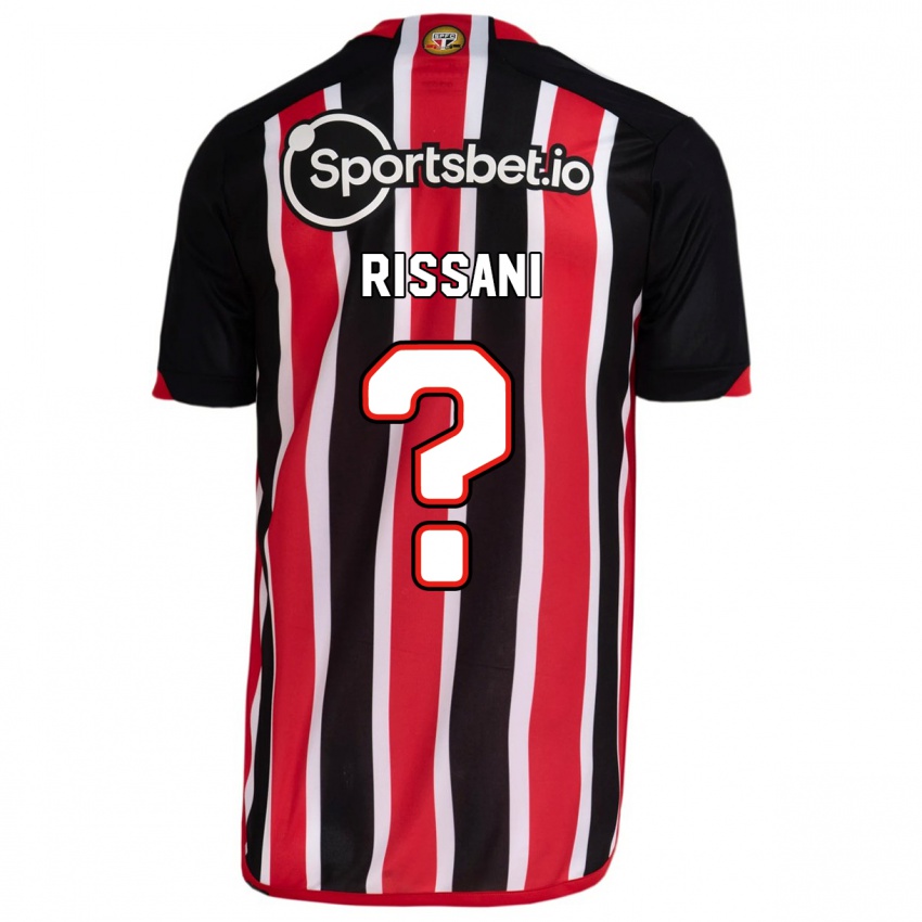 Barn Felipe Rissani #0 Blå Rød Bortetrøye Drakt Trøye 2023/24 Skjorter T-Skjorte