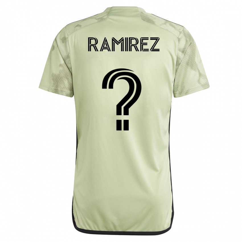 Barn Dennis Ramirez #0 Grønn Bortetrøye Drakt Trøye 2023/24 Skjorter T-Skjorte