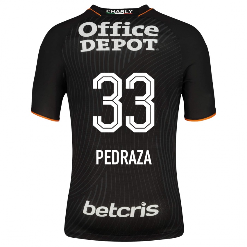 Barn Pedro Pedraza #33 Svart Bortetrøye Drakt Trøye 2023/24 Skjorter T-Skjorte