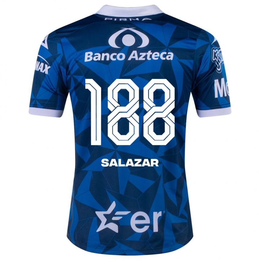 Barn Ronaldo Salazar #188 Blå Bortetrøye Drakt Trøye 2023/24 Skjorter T-Skjorte