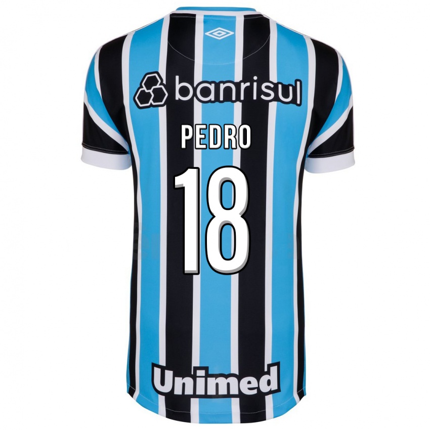 Mann João Pedro #18 Blå Hjemmetrøye Drakt Trøye 2023/24 Skjorter T-Skjorte