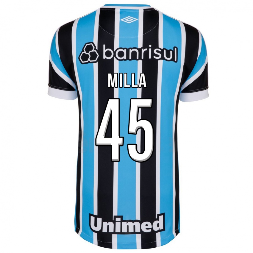 Mann Lucas Milla #45 Blå Hjemmetrøye Drakt Trøye 2023/24 Skjorter T-Skjorte