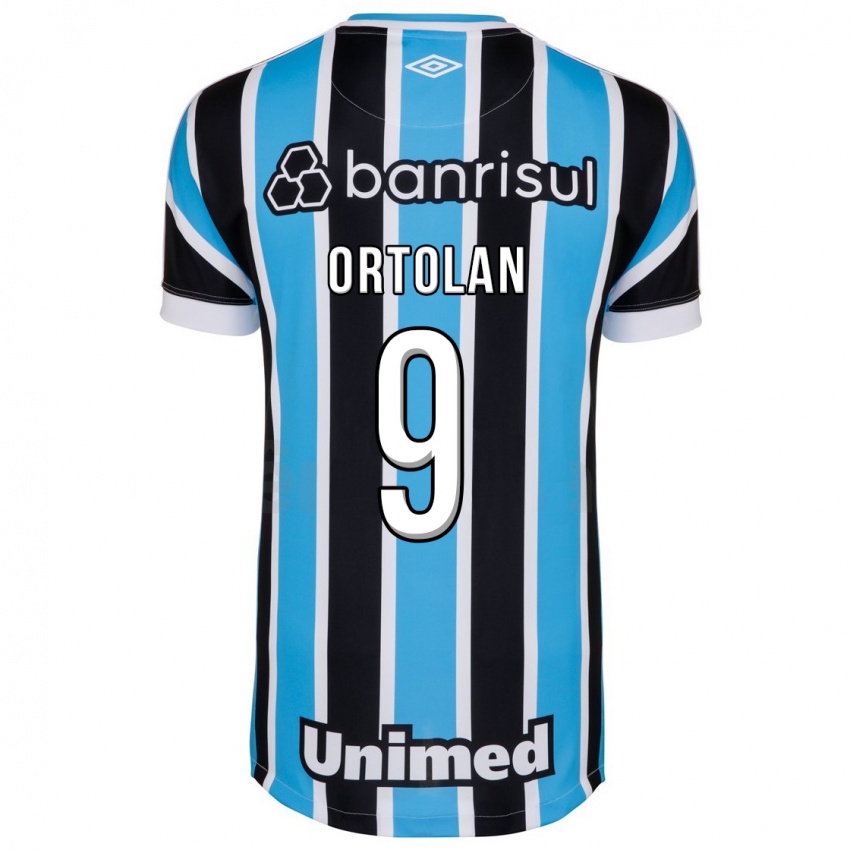Mann Dani Ortolan #9 Blå Hjemmetrøye Drakt Trøye 2023/24 Skjorter T-Skjorte