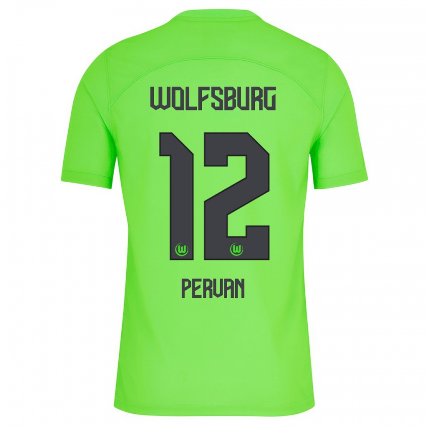 Mann Pavao Pervan #12 Grønn Hjemmetrøye Drakt Trøye 2023/24 Skjorter T-Skjorte