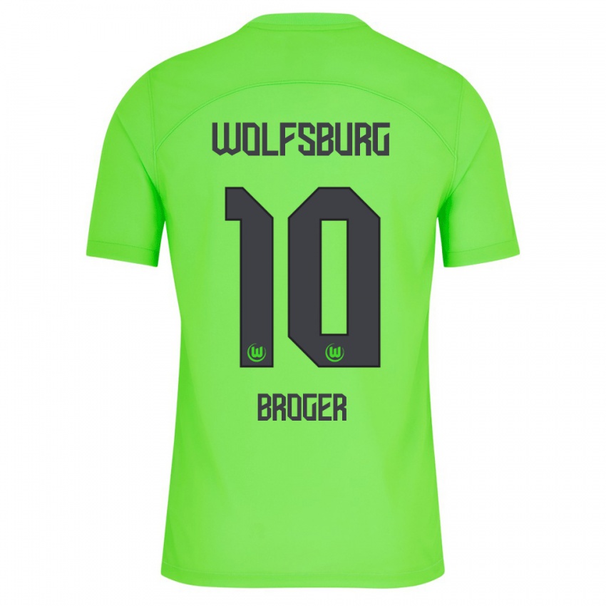 Mann Bennit Bröger #10 Grønn Hjemmetrøye Drakt Trøye 2023/24 Skjorter T-Skjorte