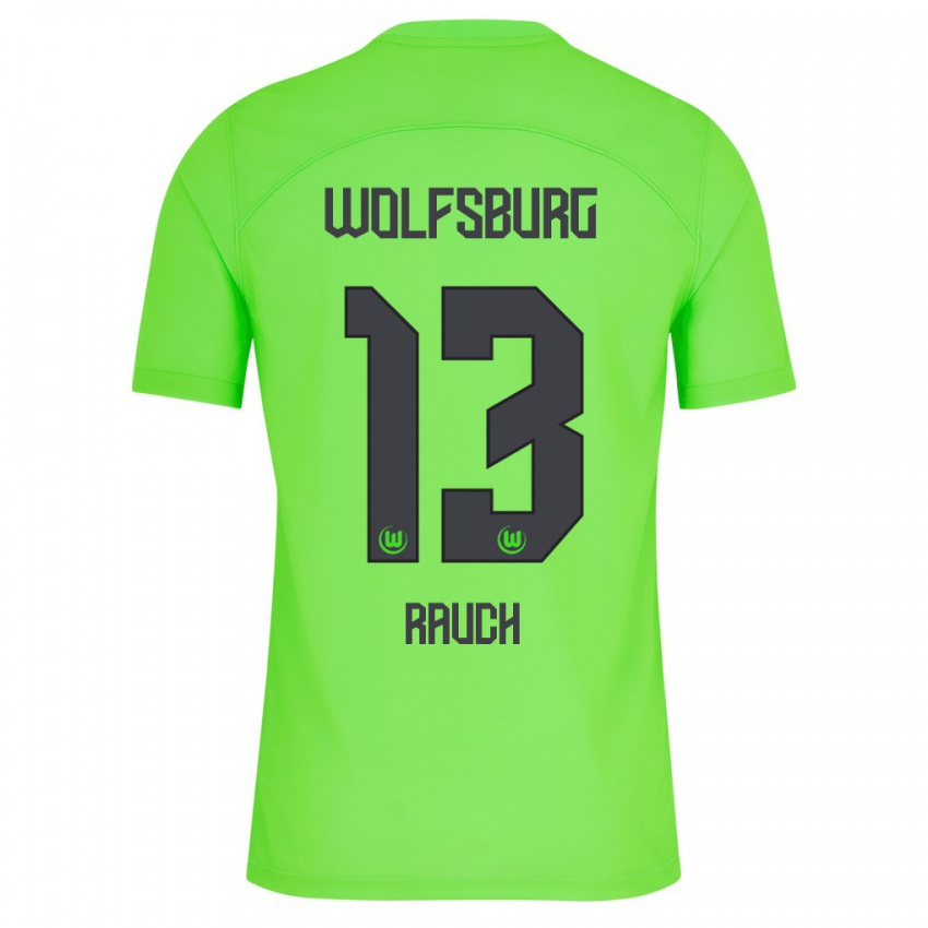 Mann Felicitas Rauch #13 Grønn Hjemmetrøye Drakt Trøye 2023/24 Skjorter T-Skjorte