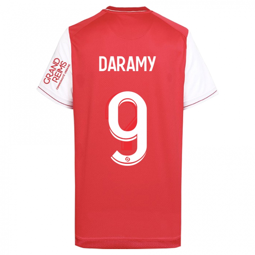 Mann Mohamed Daramy #9 Rød Hjemmetrøye Drakt Trøye 2023/24 Skjorter T-Skjorte