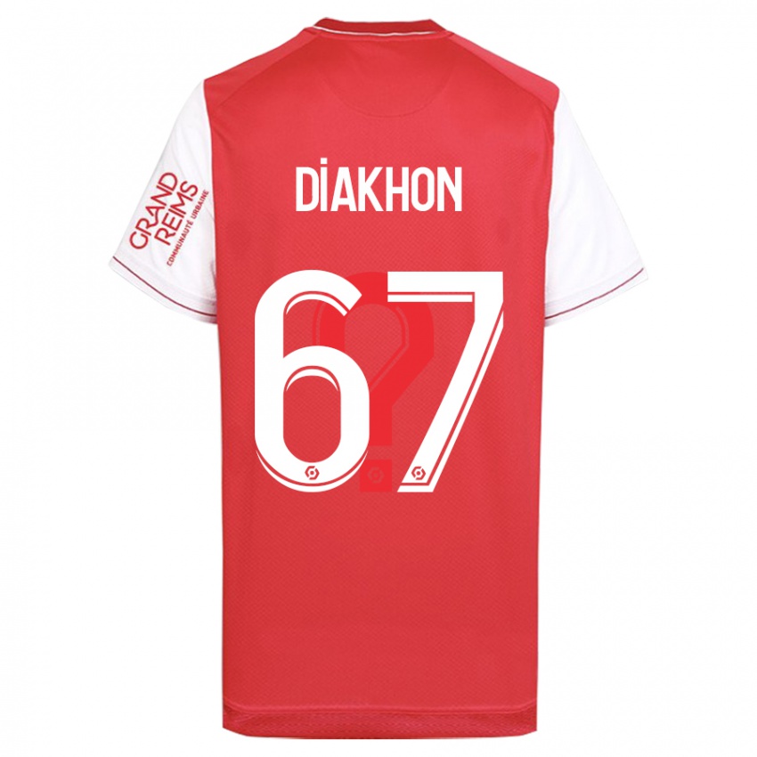 Mann Mamadou Diakhon #67 Rød Hjemmetrøye Drakt Trøye 2023/24 Skjorter T-Skjorte