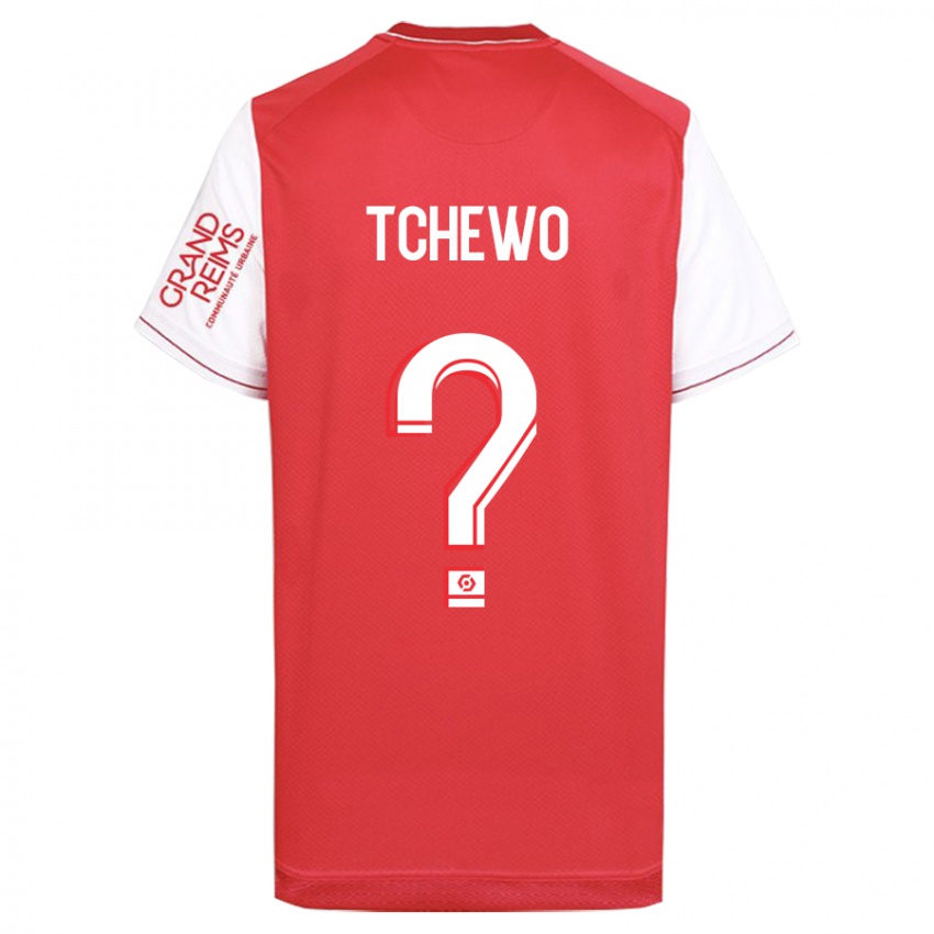 Mann Ryan Tchapda Tchewo #0 Rød Hjemmetrøye Drakt Trøye 2023/24 Skjorter T-Skjorte
