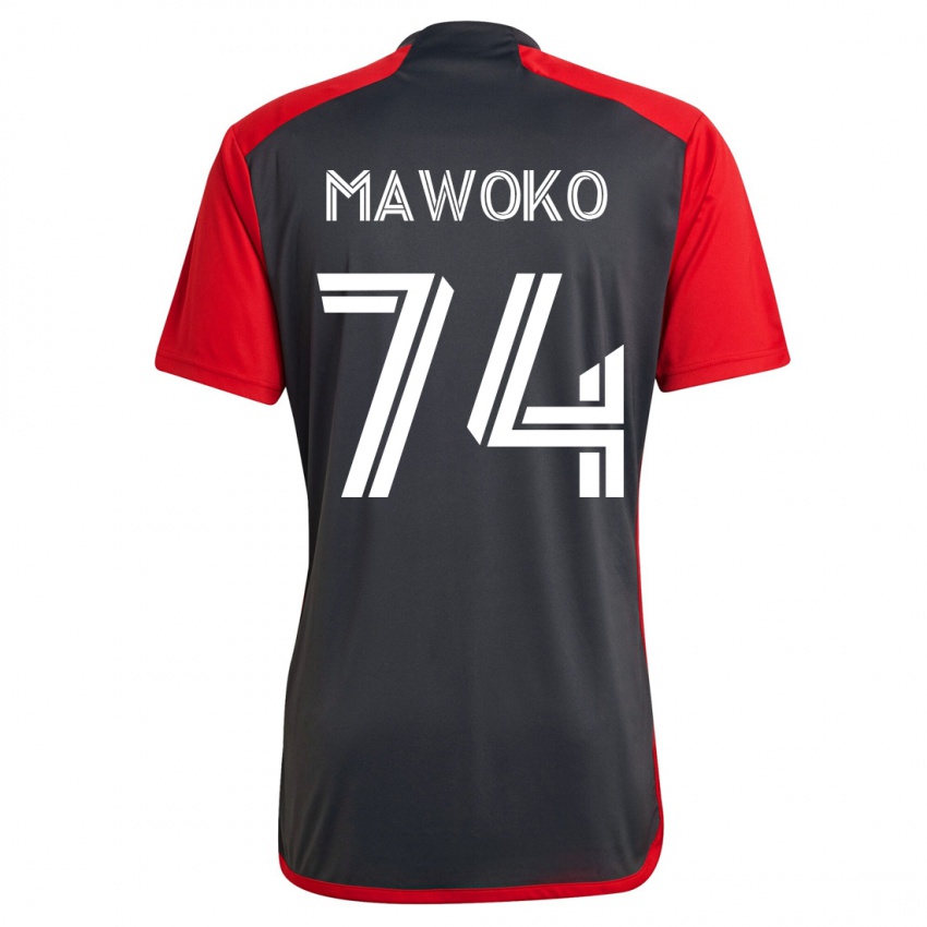 Mann Kundai Mawoko #74 Grå Hjemmetrøye Drakt Trøye 2023/24 Skjorter T-Skjorte