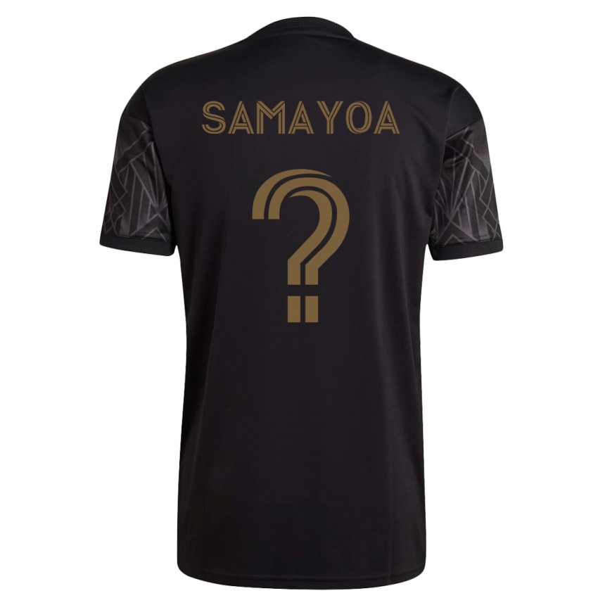 Mann Adriano Samayoa #0 Svart Hjemmetrøye Drakt Trøye 2023/24 Skjorter T-Skjorte