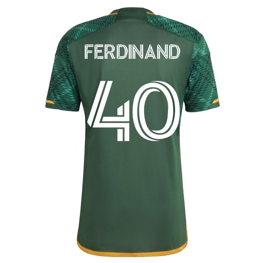 Mann Keesean Ferdinand #40 Grønn Hjemmetrøye Drakt Trøye 2023/24 Skjorter T-Skjorte