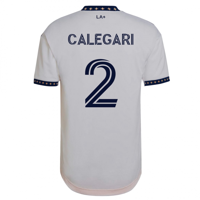 Mann Calegari #2 Hvit Hjemmetrøye Drakt Trøye 2023/24 Skjorter T-Skjorte