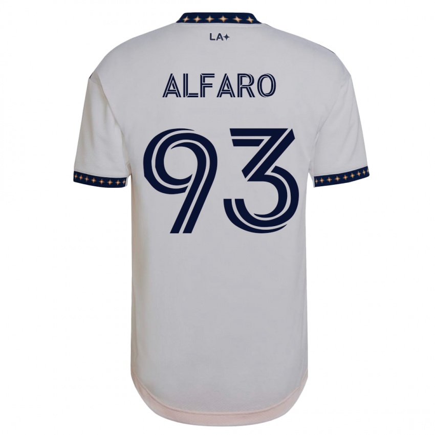 Mann Tony Alfaro #93 Hvit Hjemmetrøye Drakt Trøye 2023/24 Skjorter T-Skjorte