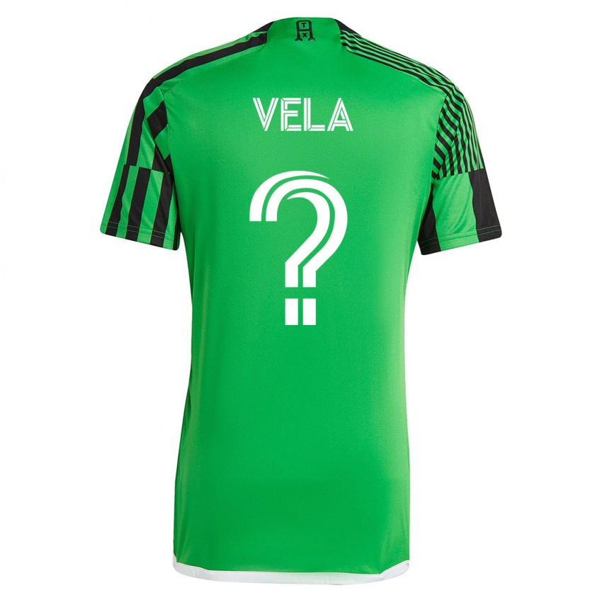 Mann Christo Vela #0 Grønn Svart Hjemmetrøye Drakt Trøye 2023/24 Skjorter T-Skjorte