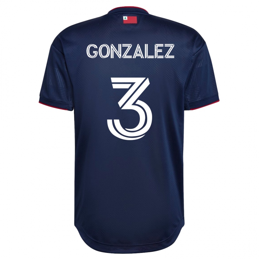 Mann Omar González #3 Marinen Hjemmetrøye Drakt Trøye 2023/24 Skjorter T-Skjorte