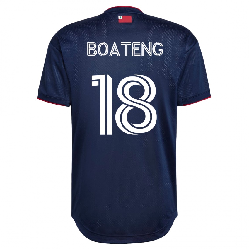 Mann Emmanuel Boateng #18 Marinen Hjemmetrøye Drakt Trøye 2023/24 Skjorter T-Skjorte
