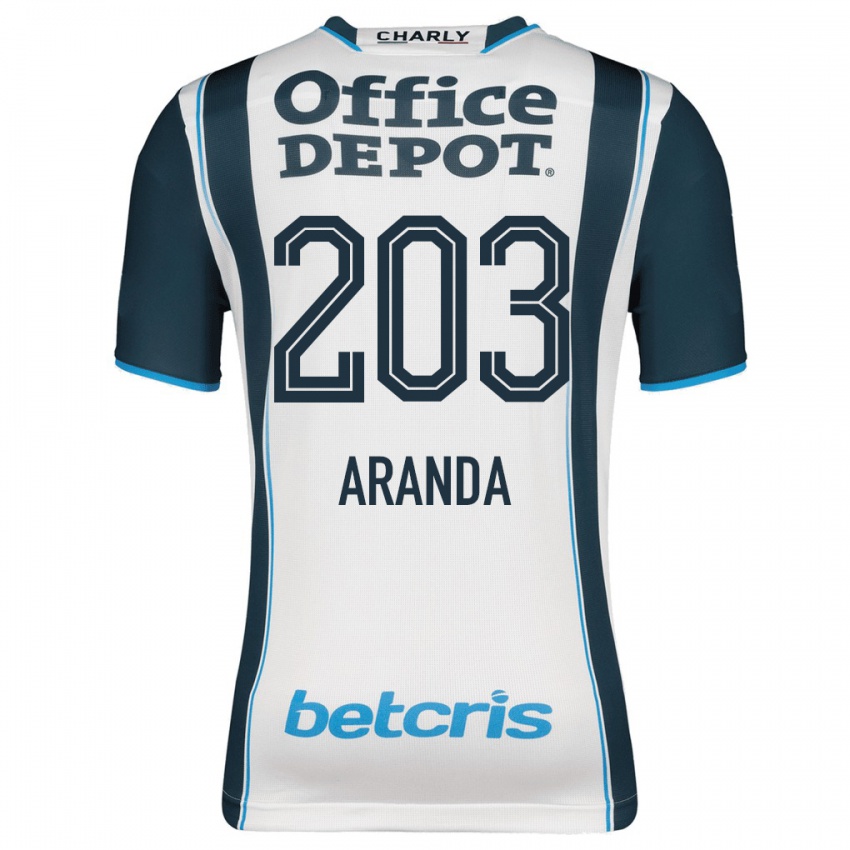Mann Juan Aranda #203 Marinen Hjemmetrøye Drakt Trøye 2023/24 Skjorter T-Skjorte