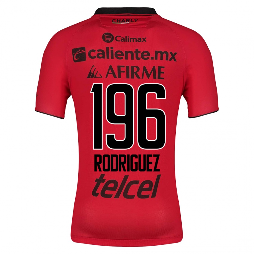 Mann Prince Rodríguez #196 Rød Hjemmetrøye Drakt Trøye 2023/24 Skjorter T-Skjorte