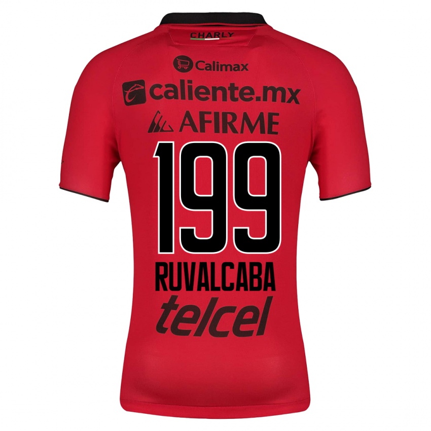 Mann Ignacio Ruvalcaba #199 Rød Hjemmetrøye Drakt Trøye 2023/24 Skjorter T-Skjorte