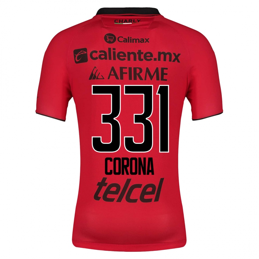 Mann José Corona #331 Rød Hjemmetrøye Drakt Trøye 2023/24 Skjorter T-Skjorte