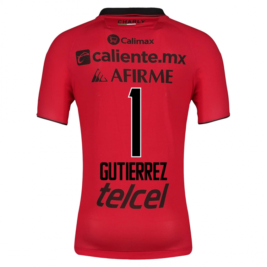 Mann Alejandra Gutierrez #1 Rød Hjemmetrøye Drakt Trøye 2023/24 Skjorter T-Skjorte
