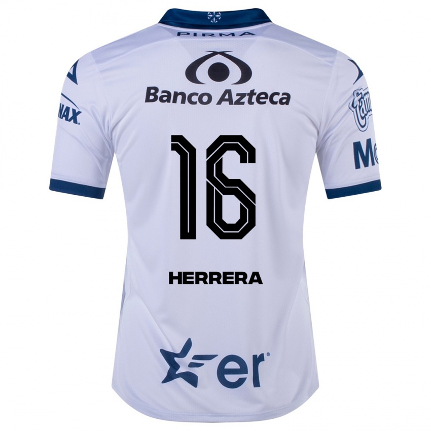 Mann Alberto Herrera #16 Hvit Hjemmetrøye Drakt Trøye 2023/24 Skjorter T-Skjorte