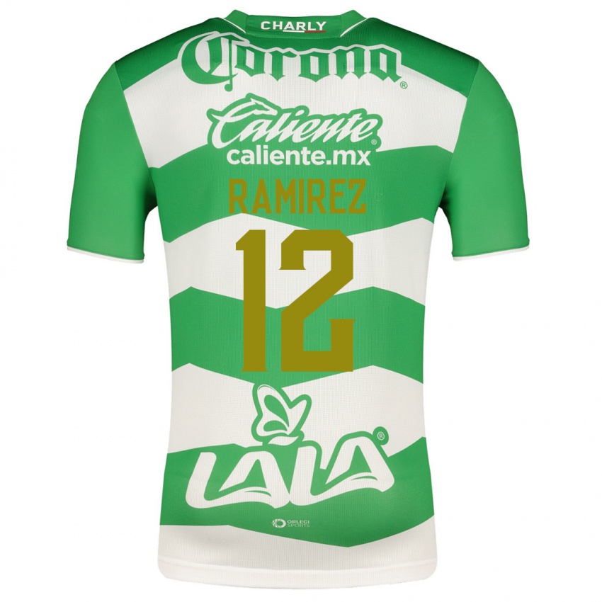 Mann Santiago Ramírez #12 Grønn Hjemmetrøye Drakt Trøye 2023/24 Skjorter T-Skjorte