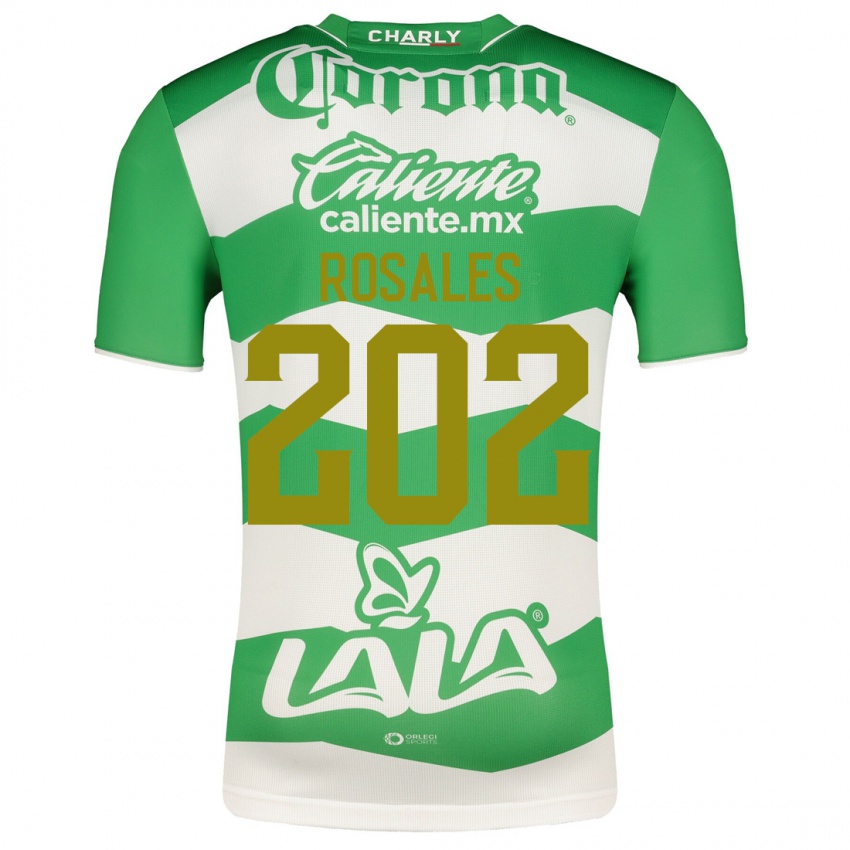 Mann Luis Rosales #202 Grønn Hjemmetrøye Drakt Trøye 2023/24 Skjorter T-Skjorte