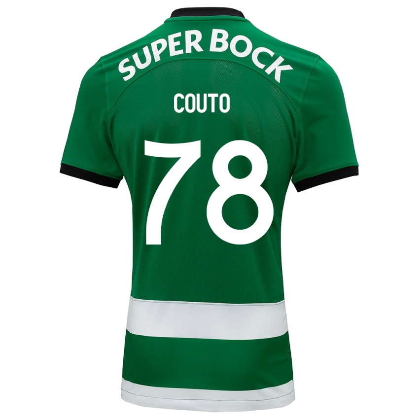 Mann Mauro Couto #78 Grønn Hjemmetrøye Drakt Trøye 2023/24 Skjorter T-Skjorte
