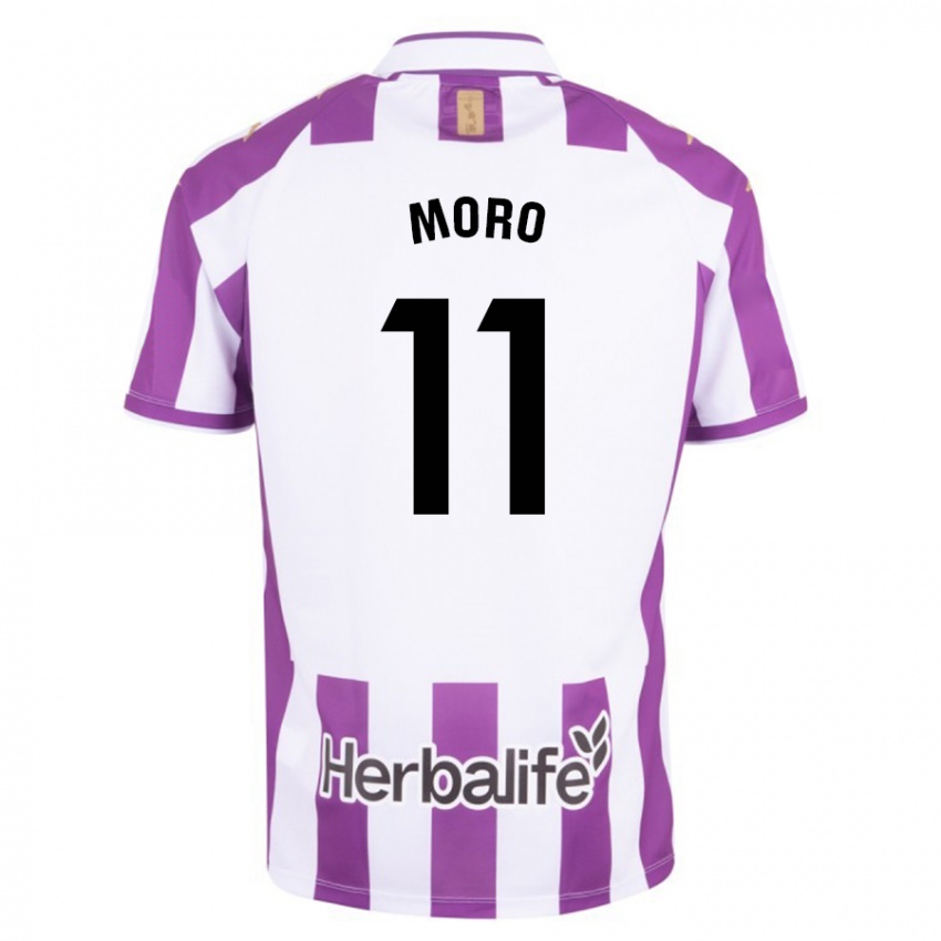 Mann Raul Moro #11 Lilla Hjemmetrøye Drakt Trøye 2023/24 Skjorter T-Skjorte