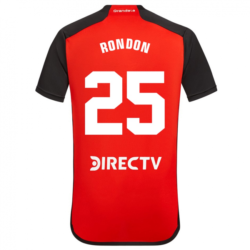 Mann Salomón Rondón #25 Rød Bortetrøye Drakt Trøye 2023/24 Skjorter T-Skjorte