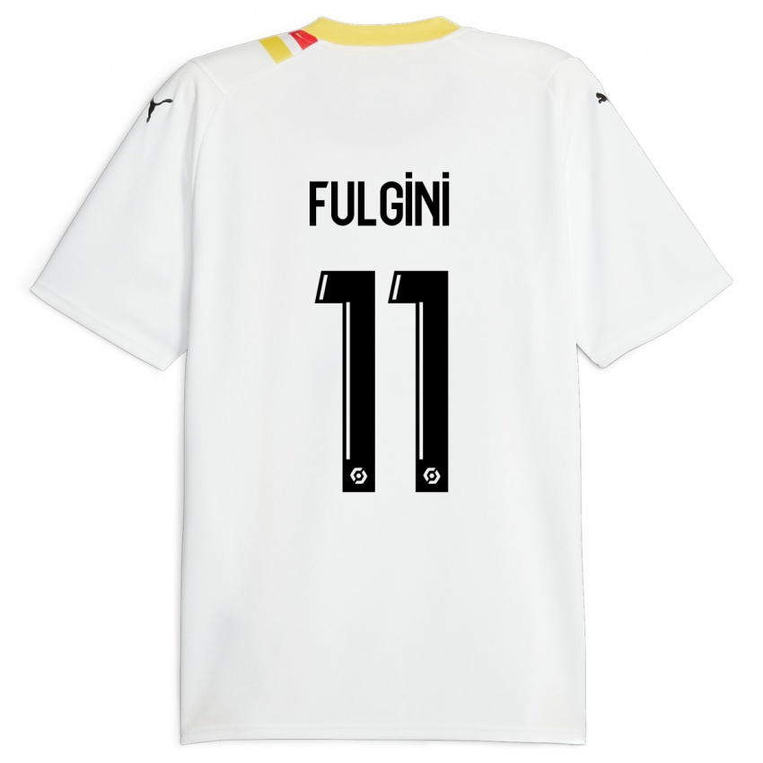 Mann Angelo Fulgini #11 Svart Bortetrøye Drakt Trøye 2023/24 Skjorter T-Skjorte