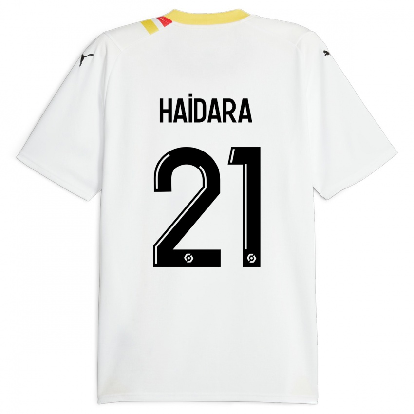 Mann Massadio Haidara #21 Svart Bortetrøye Drakt Trøye 2023/24 Skjorter T-Skjorte