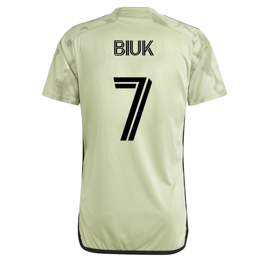 Mann Stipe Biuk #7 Grønn Bortetrøye Drakt Trøye 2023/24 Skjorter T-Skjorte