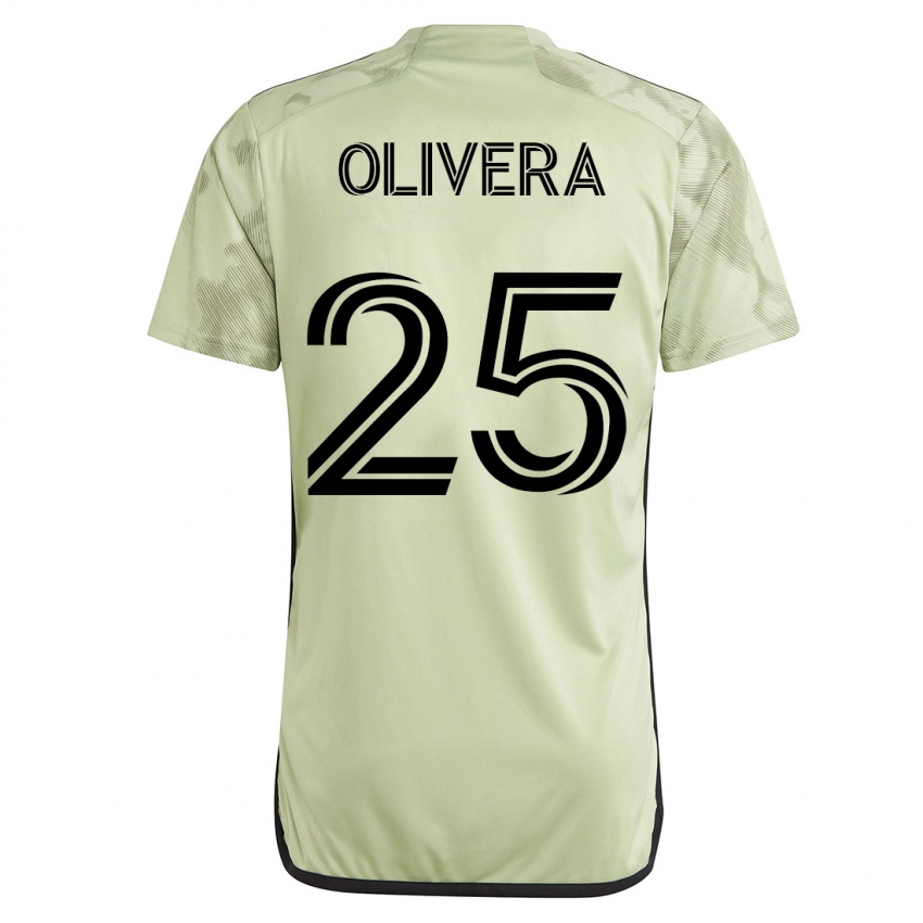 Mann Cristian Olivera #25 Grønn Bortetrøye Drakt Trøye 2023/24 Skjorter T-Skjorte
