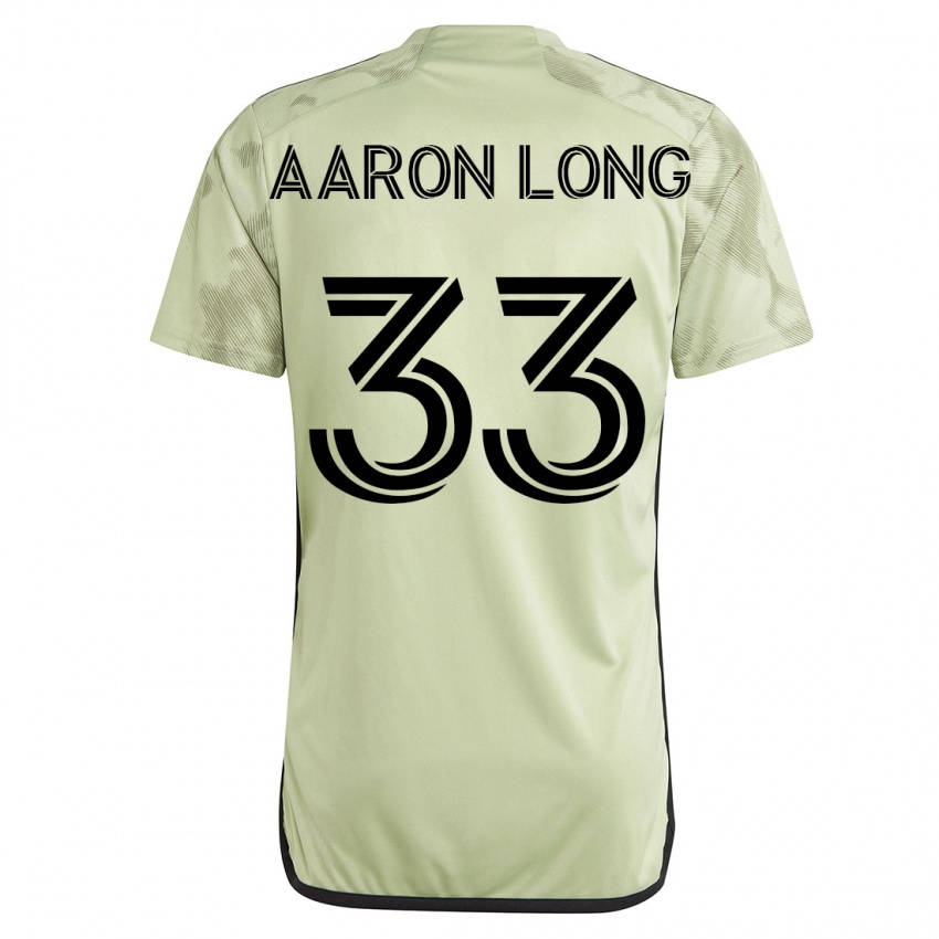 Mann Aaron Long #33 Grønn Bortetrøye Drakt Trøye 2023/24 Skjorter T-Skjorte