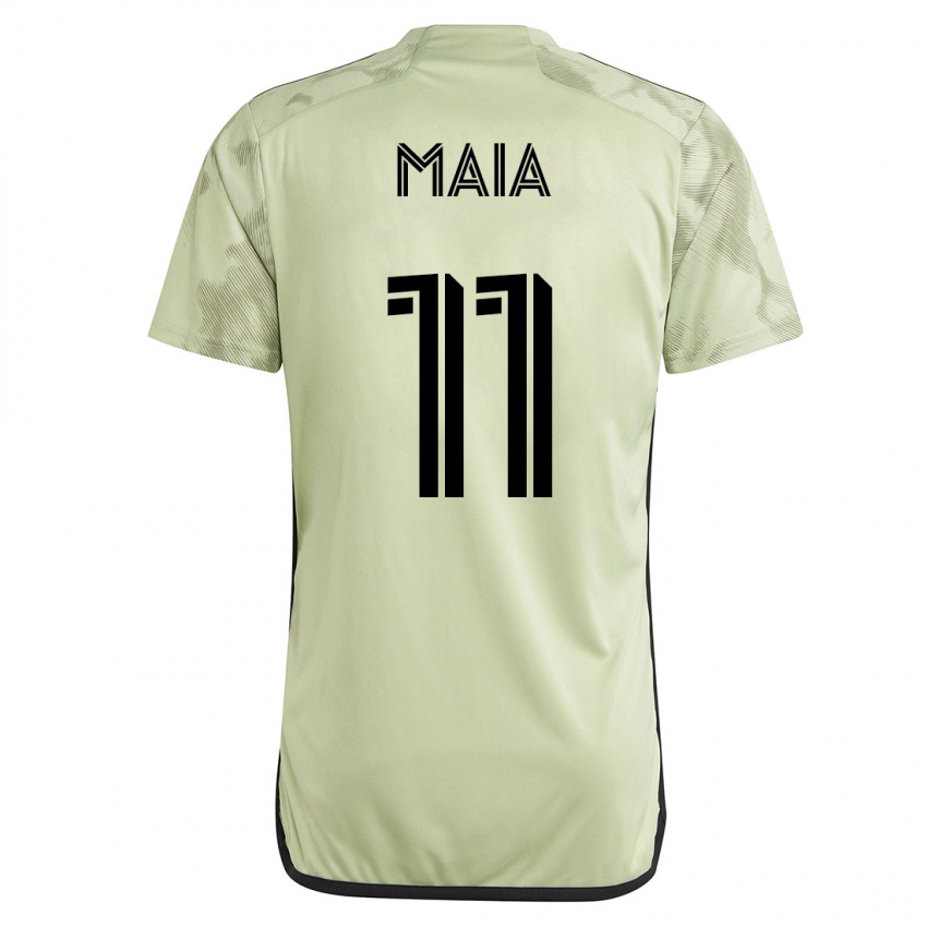 Mann Matheus Maia #11 Grønn Bortetrøye Drakt Trøye 2023/24 Skjorter T-Skjorte