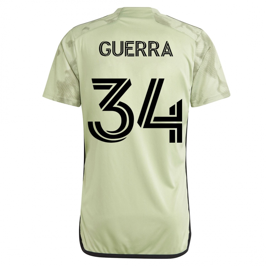 Mann Decarlo Guerra #34 Grønn Bortetrøye Drakt Trøye 2023/24 Skjorter T-Skjorte