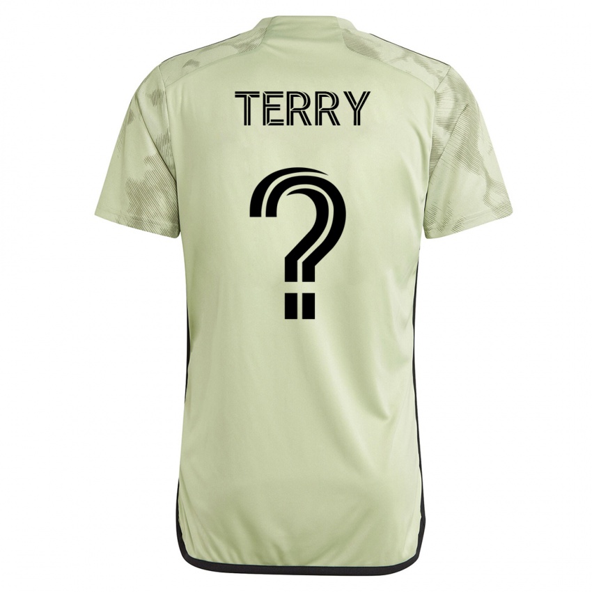 Mann Jude Terry #0 Grønn Bortetrøye Drakt Trøye 2023/24 Skjorter T-Skjorte
