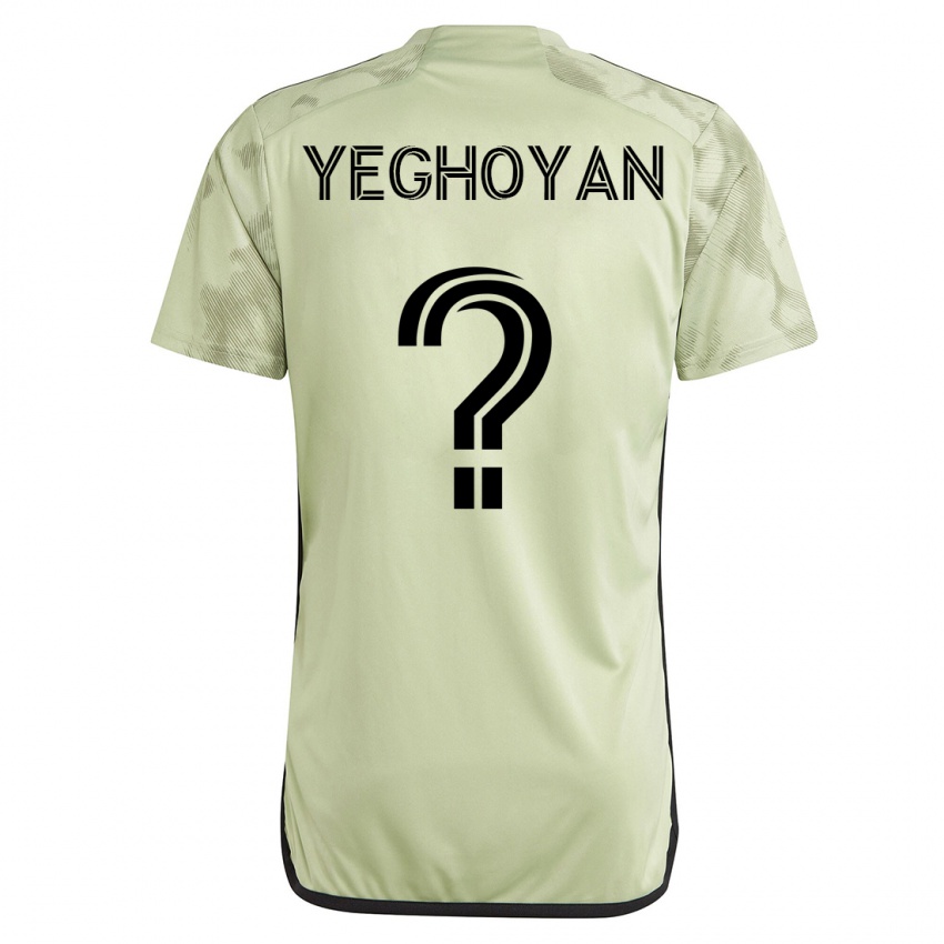 Mann David Yeghoyan #0 Grønn Bortetrøye Drakt Trøye 2023/24 Skjorter T-Skjorte