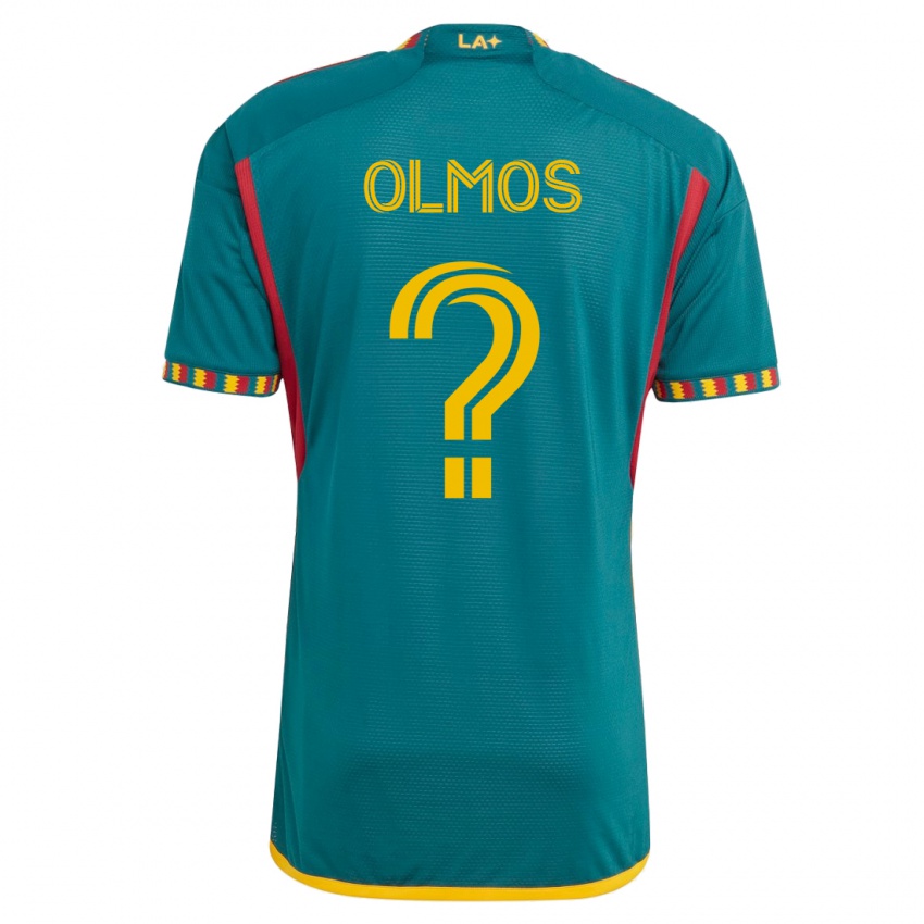 Mann Justin Olmos #0 Grønn Bortetrøye Drakt Trøye 2023/24 Skjorter T-Skjorte