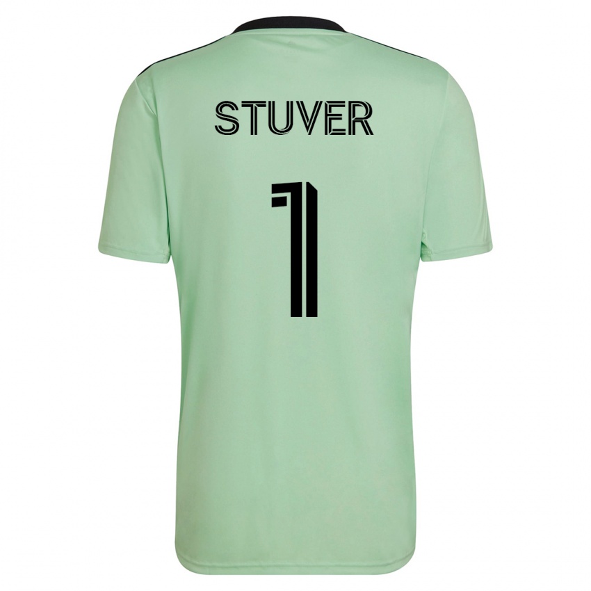 Mann Brad Stuver #1 Lysegrønn Bortetrøye Drakt Trøye 2023/24 Skjorter T-Skjorte