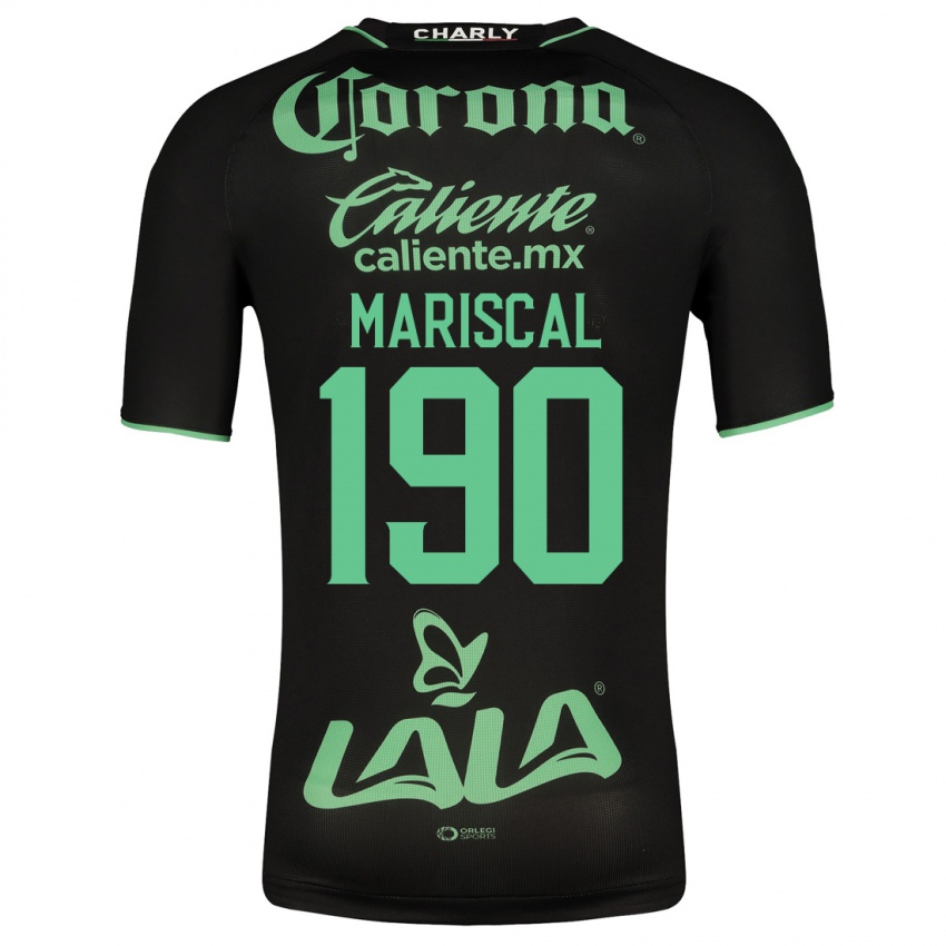 Mann Salvador Mariscal #190 Svart Bortetrøye Drakt Trøye 2023/24 Skjorter T-Skjorte