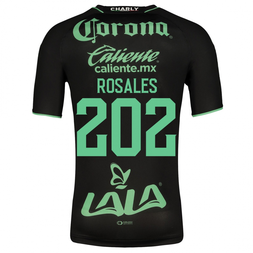 Mann Luis Rosales #202 Svart Bortetrøye Drakt Trøye 2023/24 Skjorter T-Skjorte