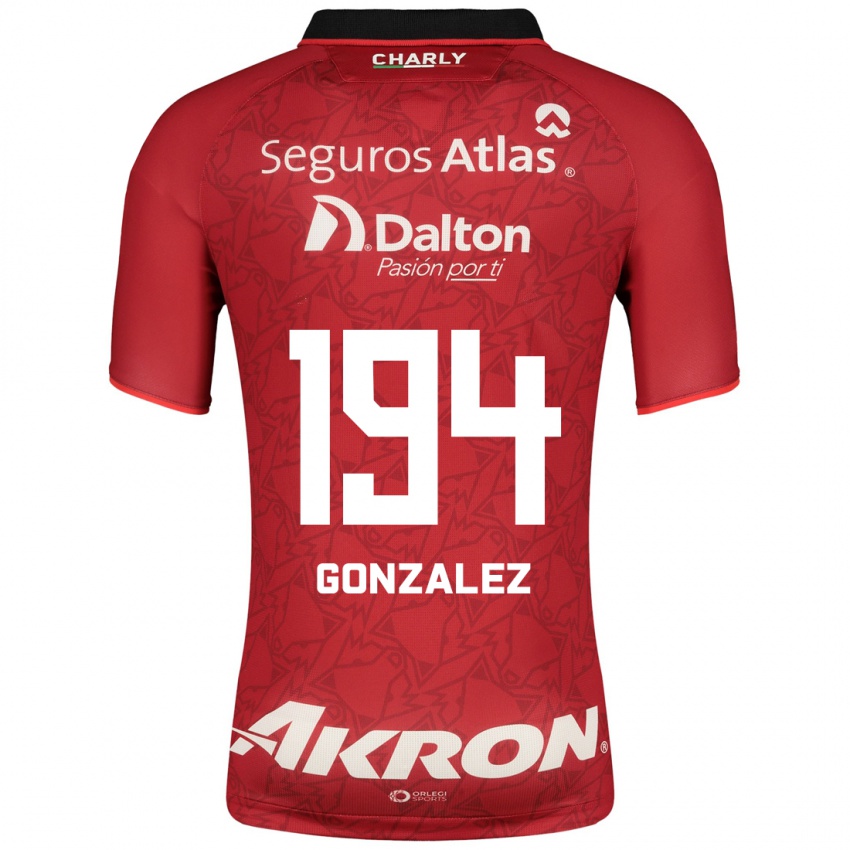 Mann Andrés González #194 Rød Bortetrøye Drakt Trøye 2023/24 Skjorter T-Skjorte