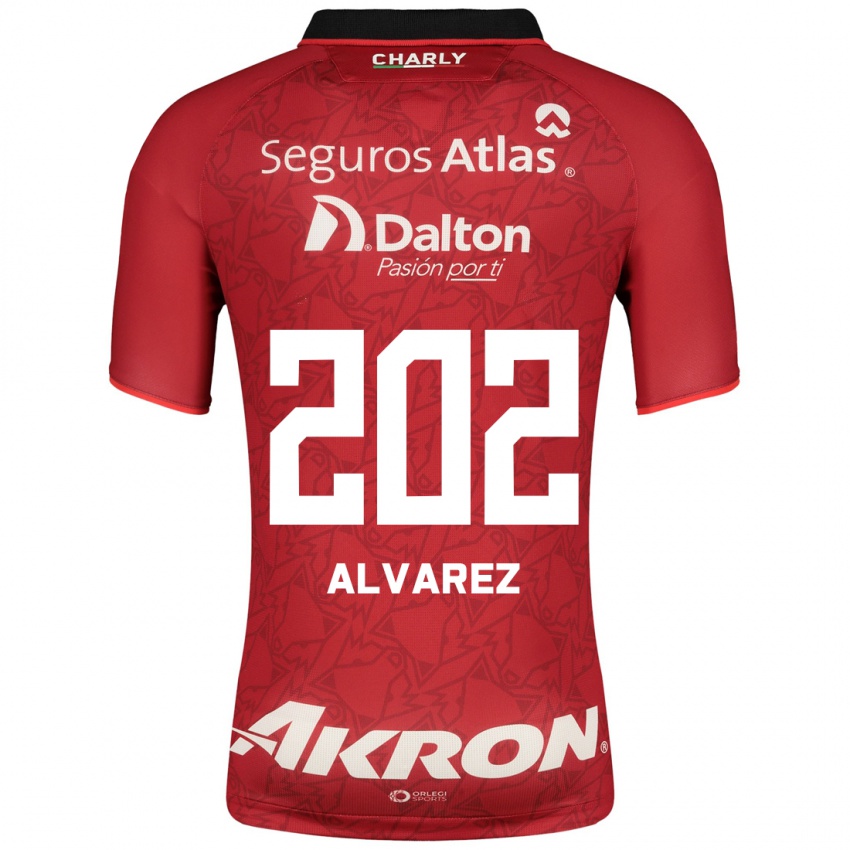 Mann Sergio Álvarez #202 Rød Bortetrøye Drakt Trøye 2023/24 Skjorter T-Skjorte