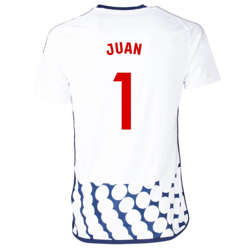 Mann Ramón Juan #1 Hvit Bortetrøye Drakt Trøye 2023/24 Skjorter T-Skjorte