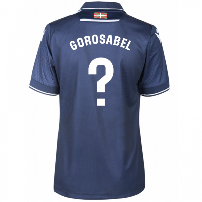 Mann Gorka Gorosabel #0 Marinen Bortetrøye Drakt Trøye 2023/24 Skjorter T-Skjorte